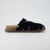 imageCUSHIONAIRE Benson Womens Fisherman Clog  Suede SlipOn Sandal with Adjustable Buckle ampamp Contoured Cork FootbedBlack Suede