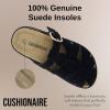 imageCUSHIONAIRE Benson Womens Fisherman Clog  Suede SlipOn Sandal with Adjustable Buckle ampamp Contoured Cork FootbedBlack Suede