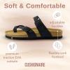imageCUSHIONAIRE Womens Luna Cork Footbed Sandal With ComfortBlack Nappa