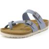 imageCUSHIONAIRE Womens Luna Cork Footbed Sandal With ComfortBlue Vegan Suede