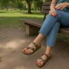 imageCUSHIONAIRE Womens Luna Cork Footbed Sandal With ComfortBrown Nappa