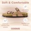 imageCUSHIONAIRE Womens Luna Cork Footbed Sandal With ComfortGold Rose