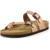 imageCUSHIONAIRE Womens Luna Cork Footbed Sandal With ComfortGold Rose