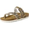 imageCUSHIONAIRE Womens Luna Cork Footbed Sandal With ComfortLeopard