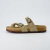 imageCUSHIONAIRE Womens Luna Cork Footbed Sandal With ComfortTaupe Vegan Suede