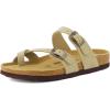 imageCUSHIONAIRE Womens Luna Cork Footbed Sandal With ComfortTaupe Vegan Suede