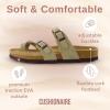 imageCUSHIONAIRE Womens Luna Cork Footbed Sandal With ComfortTaupe Vegan Suede