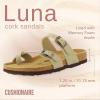 imageCUSHIONAIRE Womens Luna Cork Footbed Sandal With ComfortTaupe Vegan Suede