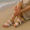 imageCUSHIONAIRE Womens Luna Cork Footbed Sandal With ComfortWhite