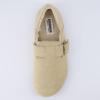 imageCUSHIONAIRE Womens Nest Genuine Suede SlipOn Shoe with Faux Shearling Lining ampamp Memory Foam  Adjustable Buckle ampamp NonSlip SoleSand
