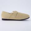 imageCUSHIONAIRE Womens Nest Genuine Suede SlipOn Shoe with Faux Shearling Lining ampamp Memory Foam  Adjustable Buckle ampamp NonSlip SoleSand