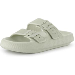 imageCUSHIONAIRE Womens Fame recovery cloud slide with ComfortAloe
