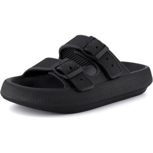 imageCUSHIONAIRE Womens Fame recovery cloud slide with ComfortBlack