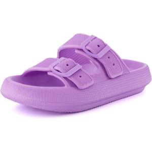 imageCUSHIONAIRE Womens Fame recovery cloud slide with ComfortLavender