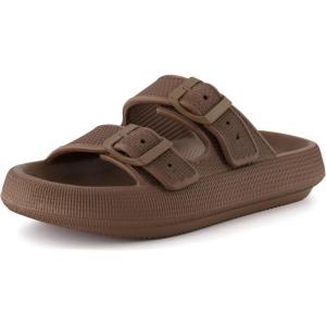 imageCUSHIONAIRE Womens Fame recovery cloud slide with ComfortMocha