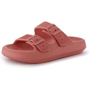 imageCUSHIONAIRE Womens Fame recovery cloud slide with ComfortSalmon