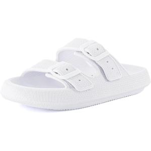 imageCUSHIONAIRE Womens Fame recovery cloud slide with ComfortWhite