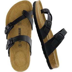 imageCUSHIONAIRE Womens Luna Cork Footbed Sandal With ComfortBlack Oily