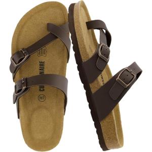 imageCUSHIONAIRE Womens Luna Cork Footbed Sandal With ComfortBrown Nappa
