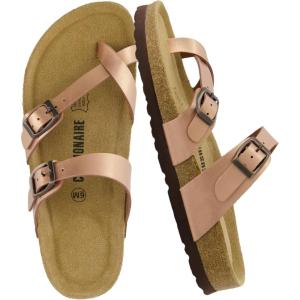 imageCUSHIONAIRE Womens Luna Cork Footbed Sandal With ComfortGold Rose
