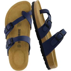 imageCUSHIONAIRE Womens Luna Cork Footbed Sandal With ComfortNavy Nappa