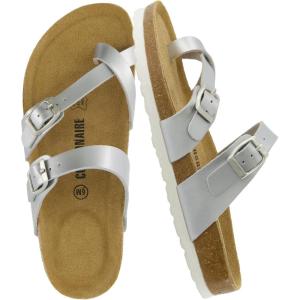 imageCUSHIONAIRE Womens Luna Cork Footbed Sandal With ComfortSilver