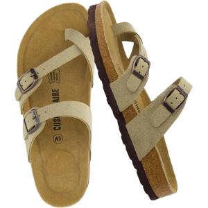 imageCUSHIONAIRE Womens Luna Cork Footbed Sandal With ComfortTaupe Vegan Suede