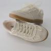 imageCUSHIONAIRE Belinda Womens Lace Detail Casual Sneakers  Elegant Ribbon LaceUp Shoes with Memory FoamIvory Vegan Suede