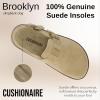 imageCUSHIONAIRE Brooklyn Suede Womens Slides Comfortable Clog Mules with Adjustable Buckles  Summer Shoes for WomenBiscuit Suede