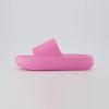 imageCUSHIONAIRE Feather EVA Slides for Women  Comfortable Slip On Womens Slippers Indoor Outdoor Shower Shoes Beach Essential Cloud SlidesBright Pink