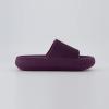 imageCUSHIONAIRE Feather EVA Slides for Women  Comfortable Slip On Womens Slippers Indoor Outdoor Shower Shoes Beach Essential Cloud SlidesDark Purple