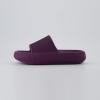 imageCUSHIONAIRE Feather EVA Slides for Women  Comfortable Slip On Womens Slippers Indoor Outdoor Shower Shoes Beach Essential Cloud SlidesDark Purple