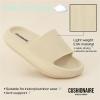 imageCUSHIONAIRE Feather EVA Slides for Women  Comfortable Slip On Womens Slippers Indoor Outdoor Shower Shoes Beach Essential Cloud SlidesEmerald