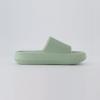 imageCUSHIONAIRE Feather EVA Slides for Women  Comfortable Slip On Womens Slippers Indoor Outdoor Shower Shoes Beach Essential Cloud SlidesGreen