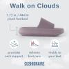 imageCUSHIONAIRE Feather EVA Slides for Women  Comfortable Slip On Womens Slippers Indoor Outdoor Shower Shoes Beach Essential Cloud SlidesIris