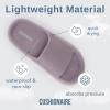 imageCUSHIONAIRE Feather EVA Slides for Women  Comfortable Slip On Womens Slippers Indoor Outdoor Shower Shoes Beach Essential Cloud SlidesIris