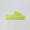 imageCUSHIONAIRE Feather EVA Slides for Women  Comfortable Slip On Womens Slippers Indoor Outdoor Shower Shoes Beach Essential Cloud SlidesLemon Yellow