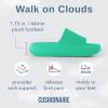 imageCUSHIONAIRE Feather EVA Slides for Women  Comfortable Slip On Womens Slippers Indoor Outdoor Shower Shoes Beach Essential Cloud SlidesMint