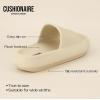imageCUSHIONAIRE Feather EVA Slides for Women  Comfortable Slip On Womens Slippers Indoor Outdoor Shower Shoes Beach Essential Cloud SlidesSalmon