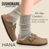 imageCUSHIONAIRE Hana Womens Clogs  Comfortable Vegan Suede Clogs for Women  Slip On Potato Shoes with Cork Footbed ampamp Arch Support  Memory Foam Wide Widths AvailableBrown