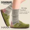 imageCUSHIONAIRE Hana Womens Clogs  Comfortable Vegan Suede Clogs for Women  Slip On Potato Shoes with Cork Footbed ampamp Arch Support  Memory Foam Wide Widths AvailableKhaki Corduroy