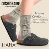imageCUSHIONAIRE Hana Womens Clogs  Comfortable Vegan Suede Clogs for Women  Slip On Potato Shoes with Cork Footbed ampamp Arch Support  Memory Foam Wide Widths AvailableCharcoal Wool