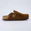 imageCUSHIONAIRE Hana Womens Clogs  Comfortable Vegan Suede Clogs for Women  Slip On Potato Shoes with Cork Footbed ampamp Arch Support  Memory Foam Wide Widths AvailableTan Corduroy