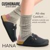 imageCUSHIONAIRE Hana Womens Clogs  Comfortable Vegan Suede Clogs for Women  Slip On Potato Shoes with Cork Footbed ampamp Arch Support  Memory Foam Wide Widths AvailableBlack