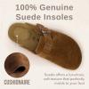 imageCUSHIONAIRE Hana Womens Clogs  Comfortable Vegan Suede Clogs for Women  Slip On Potato Shoes with Cork Footbed ampamp Arch Support  Memory Foam Wide Widths AvailableTan Corduroy