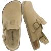 imageCUSHIONAIRE Brooklyn Suede Womens Slides Comfortable Clog Mules with Adjustable Buckles  Summer Shoes for WomenBiscuit Suede