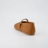 imageCUSHIONAIRE Bistro Mary Jane Flats for Women Woven Ballet Flats Shoes with Strap and Memory Foam for AllDay ComfortWoven Cognac