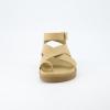 imageCUSHIONAIRE Entry Womens Ankle Wrap Molded Footbed Sandal with Adjustable Strap  NonSlip Outsole  Womens Platform Sandals  Comfortable Summer Shoes  Wide Widths AvailableCamel Nubuck