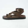 imageCUSHIONAIRE Entry Womens Ankle Wrap Molded Footbed Sandal with Adjustable Strap  NonSlip Outsole  Womens Platform Sandals  Comfortable Summer Shoes  Wide Widths AvailableEspresso Nubuck
