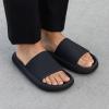 imageCUSHIONAIRE Feather EVA Mens Sandals  Slip On Recovery Slides Lightweight Water Shoes for MenBlack